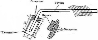 Бензиновая горелка чертеж